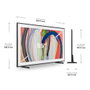 Samsung The Frame LS03HE 55" Smart TV QLED 4K Glare Free 2026 con mando SolarCell, One Connect, Art Store y AI Vision, referencia TQ55LS03HAUXXC