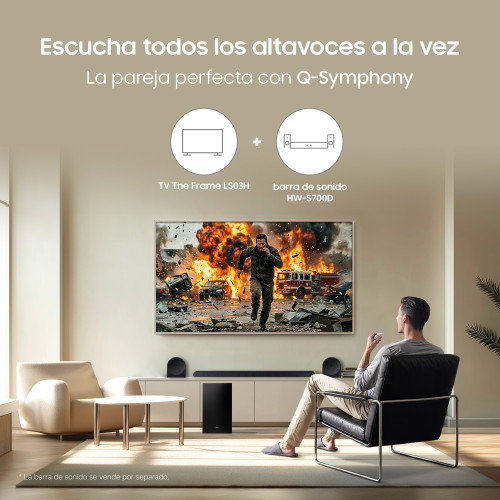 Samsung The Frame LS03HE 55" Smart TV QLED 4K Glare Free 2026 con mando SolarCell, One Connect, Art Store y AI Vision, referencia TQ55LS03HAUXXC