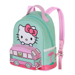 Karactermania Mochila Heady Pequeña Hello Kitty Van Verde