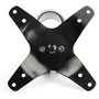 StarTech.com QUAD MONITOR Mount PREMIUM Soporte VESA de Escritorio para 4 Monitores hasta 27" - Giro, Inclinación, Rotación - Plata