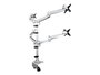 StarTech.com Soporte para 4 Monitores Premium, Articulado, Plata
