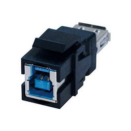 Bachmann Keystone USB 3.0 Acoplador Hembra a Hembra Negro