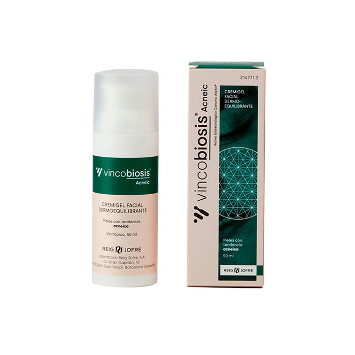 Vincobiosis ACNEIC Cremigel Facial Dermoequilibrante para Pieles con Acné 50 ml