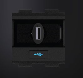 Crestron FT2A-CBLR-GR-USB 6508374 Cable Retráctil con Gravedad para FT2 Series, USB-A a USB-B, USB 2.0, 8 ft (2.4 m)