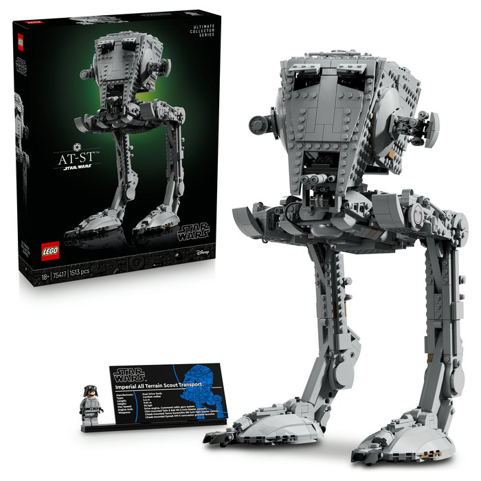 LEGO 75417 Star Wars AT-ST Caminante, Juego de Construcción con 1513 Piezas, Edad 18+, Multicolor