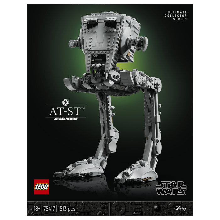 LEGO 75417 Star Wars AT-ST Caminante, Juego de Construcción con 1513 Piezas, Edad 18+, Multicolor
