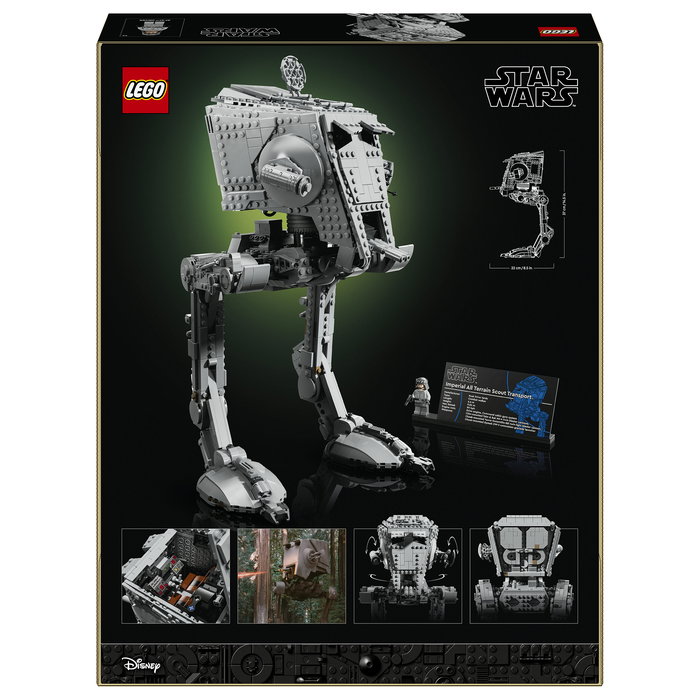 LEGO 75417 Star Wars AT-ST Caminante, Juego de Construcción con 1513 Piezas, Edad 18+, Multicolor