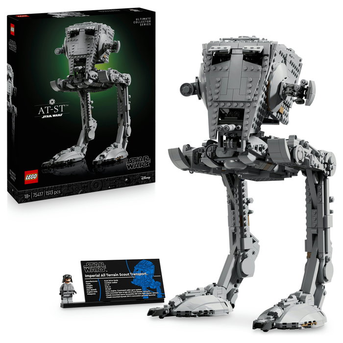 LEGO 75417 Star Wars AT-ST Caminante, Juego de Construcción con 1513 Piezas, Edad 18+, Multicolor