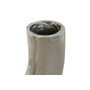 DKD Home Decor Jarrón de Aluminio Plateado 19x11x17 cm