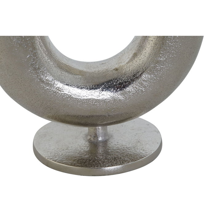 DKD Home Decor Jarrón de Aluminio Plateado 19x11x17 cm DKD Home Decor Jarrón de Aluminio Plateado 19x11x17 cm