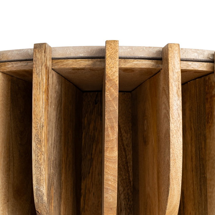 Consola Madera-Mármol Salón 92 X 40 X 76 cm