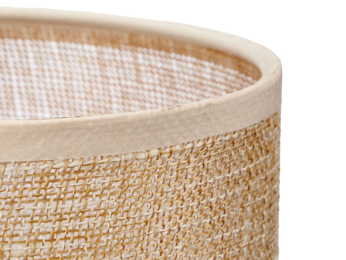 Giftdecor Set 2 Lámparas Sobremesa Redonda Cerámica Metal Plástico Marrón 29x21x14.5 cm (Set de 6)