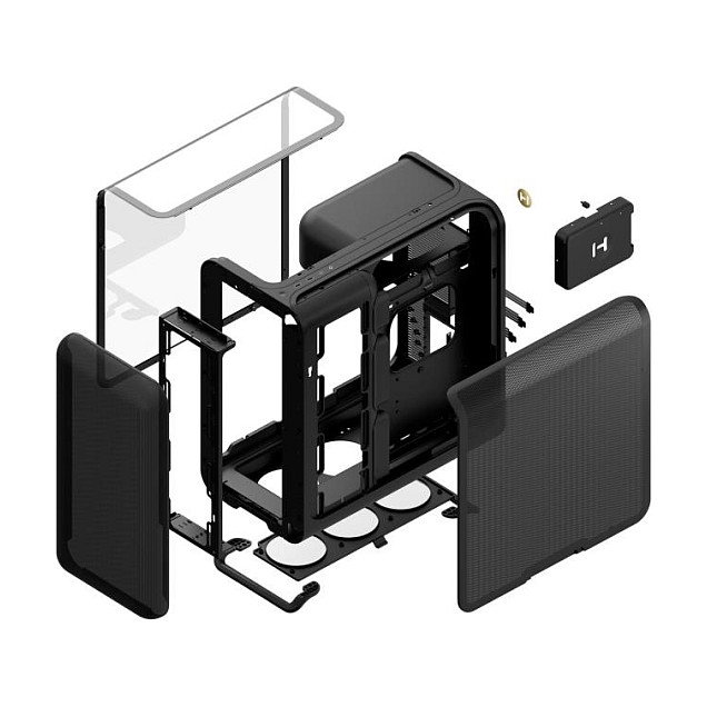 HYTE X50 Midi-Tower Negro HYTE X50 Midi-Tower Negro