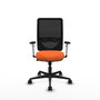 PIQUERAS Y CRESPO Silla de oficina Zulema Naranja y Negro