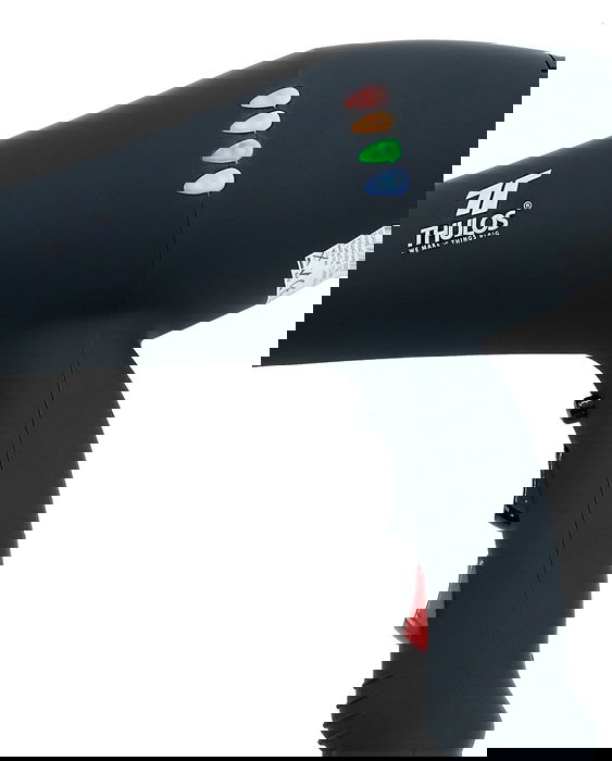 Thulos Secador de Pelo Iónico TH-HD806 2000W con Difusor, Concentrador y Luces LED, 3 Temperaturas, 2 Velocidades