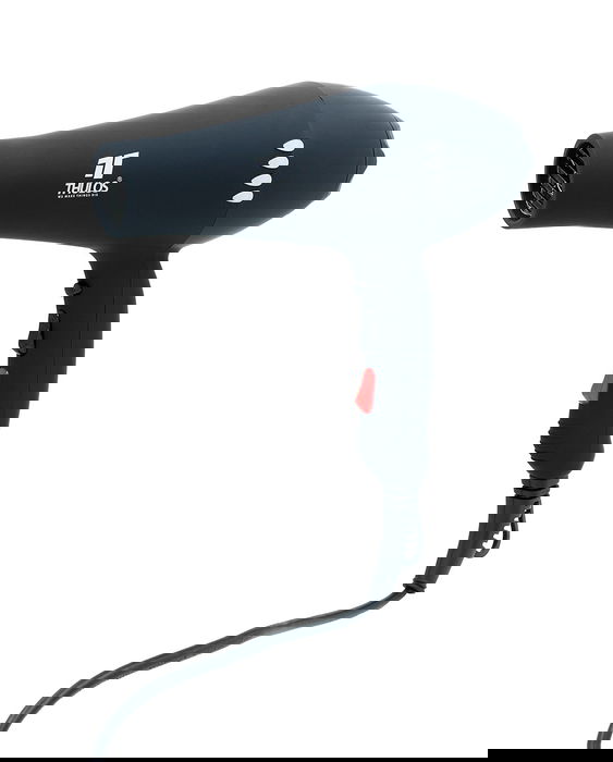 Thulos Secador de Pelo Iónico TH-HD806 2000W con Difusor, Concentrador y Luces LED, 3 Temperaturas, 2 Velocidades