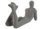 DKD Home Decor Figura de Resina Persona Gris
