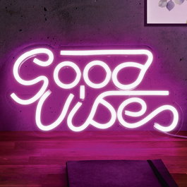Home Deco Factory Deco Neón LED USB Good Vibes
