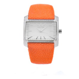 Nautica A17530L con correa de piel naranja