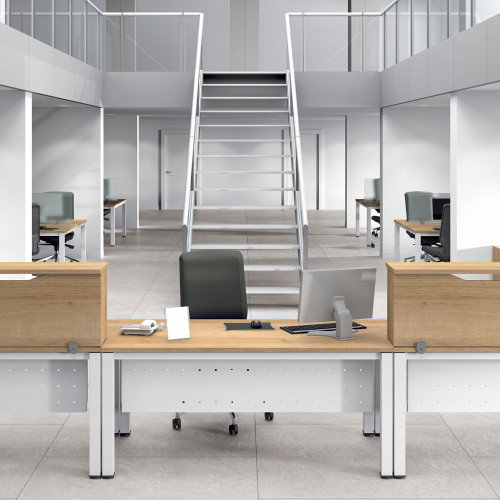 Rocada Módulo Recepción Altillo Roble/Roble 5012AR08 Medidas 120x40x30cm en Melamina