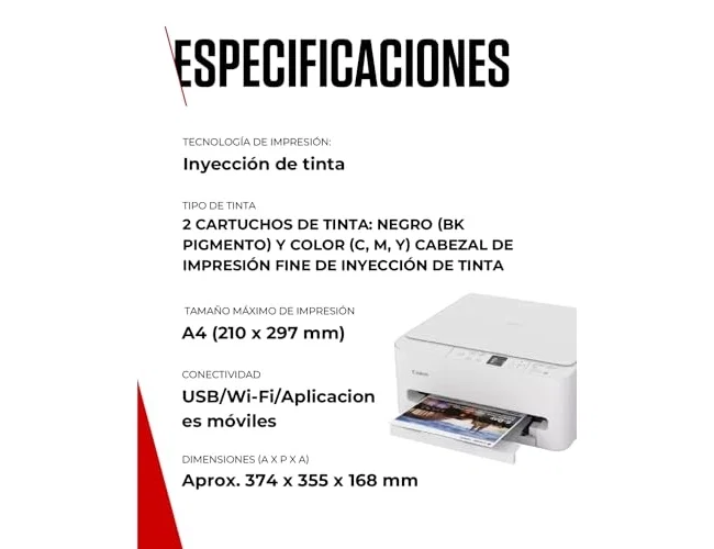 Canon PIXMA TS6550i Blanco
