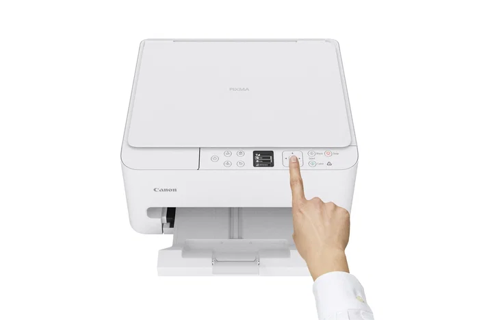Canon PIXMA TS6550i Impresora Multifunción de Inyección de Tinta Color A4 1200x1200 DPI WiFi, Duplex Automático, Escáner y Copiadora, Blanco