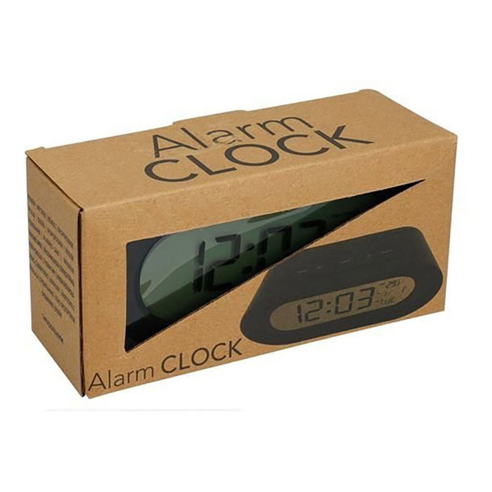 Basics Reloj digital con despertador, colores surtidos