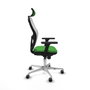 PIQUERAS Y CRESPO Silla de oficina Jorquera Verde y Blanco