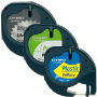 DYMO Cinta LT PACK 3UDS 12mmx4mt -Negro/Blanco Papel + Negro/Blanco Plástico + Negro/Plata metalizada
