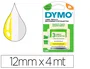Dymo LetraTag Pack de 3 Cintas Surtidas 12mm x 4m - Blanco, Amarillo y Plata