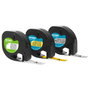 Dymo LetraTag Pack de 3 Cintas Surtidas 12mm x 4m - Blanco, Amarillo y Plata