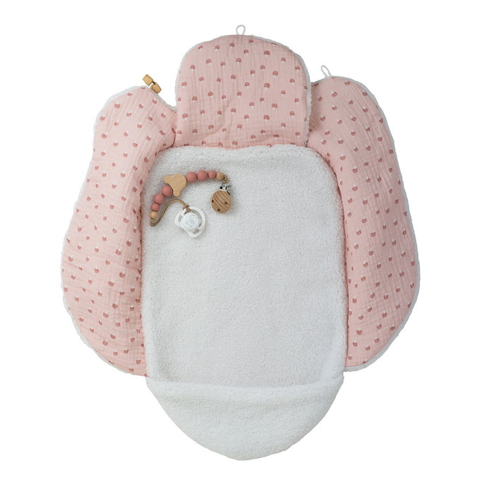 Muñecas Arias Luna Rosa con Manta Nido, 40 cm
