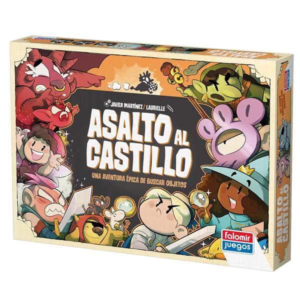 Falomir Juego Asalto al Castillo, Encuentra los Elementos de las Cartas, Tableros Rotuladores Borrables, Edad 3-6 Años, Español