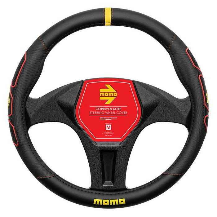 Momo Funda de Volante Profile Black-Red 38-39cm Momo Funda de Volante Profile Black-Red 38-39cm