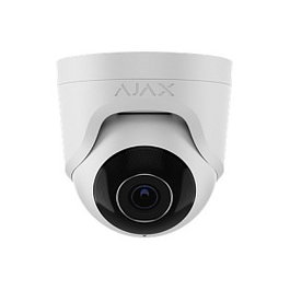AJAX Cámara de Seguridad IP TurretCam 5 MP 4 mm, Techo, Interior/Exterior, Blanco, IP65, Visión Nocturna 35 m, 2880x1620, Detección de Personas/Vehículos