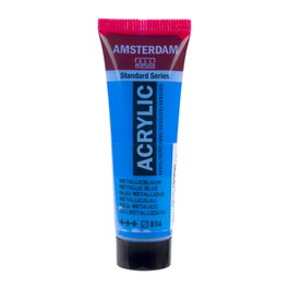 Amsterdam Pintura Acrílica Standard Series Azul Metálico 834