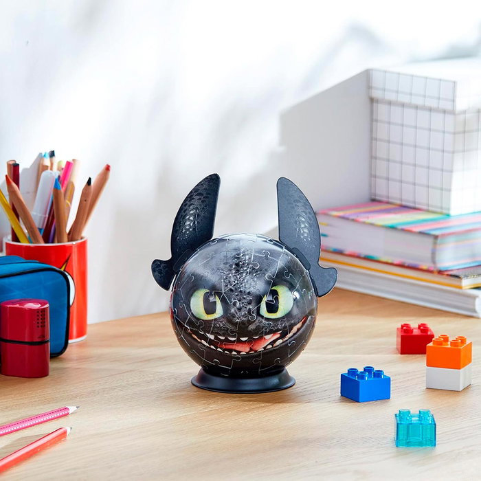 Ravensburger Puzzle Ball Dragon Trainer Con Orejas 3D 72 Piezas 11145