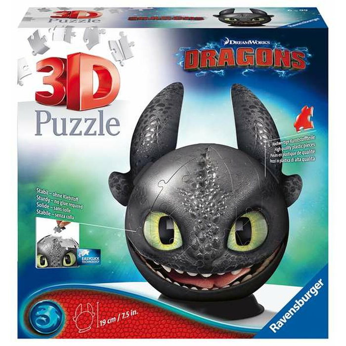 Ravensburger Puzzle 3D Desdentado con Orejas