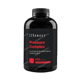 Zenement Pressura Complex 300 Perlas - Complemento Alimenticio para Mantener Presión Arterial Normal - Vegano y Sin Gluten