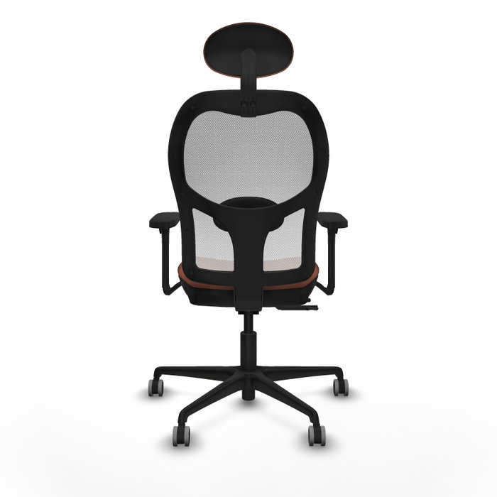 PIQUERAS Y CRESPO Silla de oficina Jorquera con mecanismo Sincro/Traslack, Marrón y Blanco PIQUERAS Y CRESPO Silla de oficina Jorquera con mecanismo Sincro/Traslack, Marrón y Blanco
