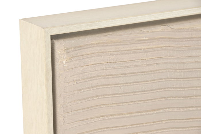 DKD Home Decor Set de 2 Cuadros Abstractos Beige 102x102x4,5 cm