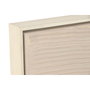 DKD Home Decor Set de 2 Cuadros Abstractos Beige 102x102x4,5 cm