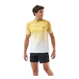Camiseta de Manga Corta Hombre Compressport Performance Amarillo 8 Años