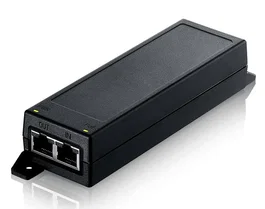 Zyxel PoE12-30W Inyector PoE, 2.5 Gigabit Ethernet, 1 Puerto de Entrada RJ-45 y 1 Puerto de Salida RJ-45, IEEE 802.3at, Presupuesto de Potencia 30W, Negro