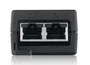 Zyxel PoE12-30W Inyector PoE, 2.5 Gigabit Ethernet, 1 Puerto de Entrada RJ-45 y 1 Puerto de Salida RJ-45, IEEE 802.3at, Presupuesto de Potencia 30W, Negro