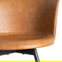 Silla Camel Metal / Simil Piel 53 X 51,50 X 76 cm (Set de 2)