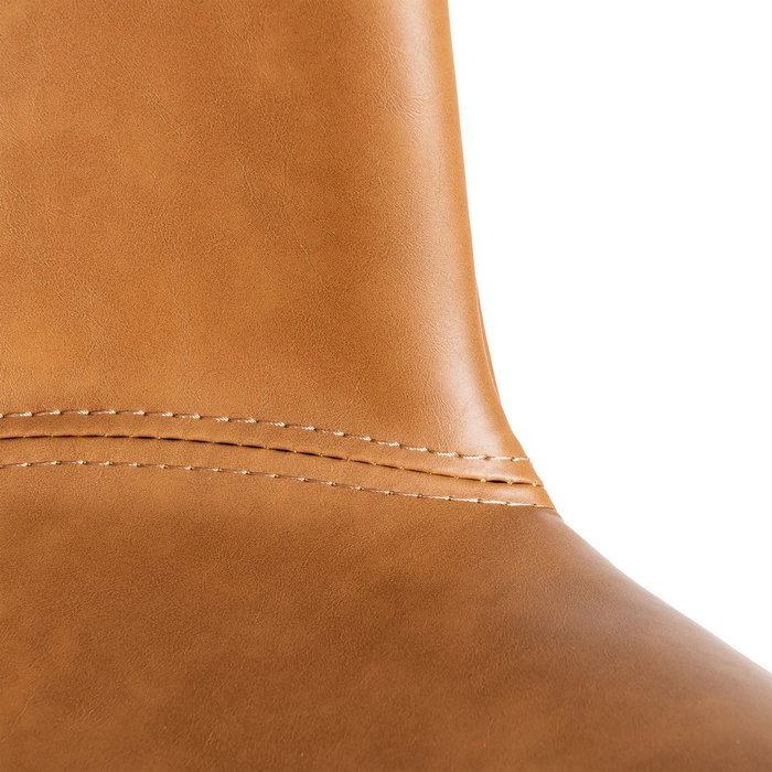 Silla Camel Metal / Simil Piel 53 X 51,50 X 76 cm (Set de 2)