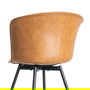 Silla Camel Metal / Simil Piel 53 X 51,50 X 76 cm (Set de 2)