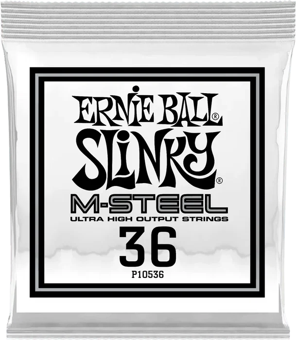 ERNIEBALL Cuerda Eléctrica Slinky M-Steel .036 (Set de 6) ERNIEBALL Cuerda Eléctrica Slinky M-Steel .036 (Set de 6)