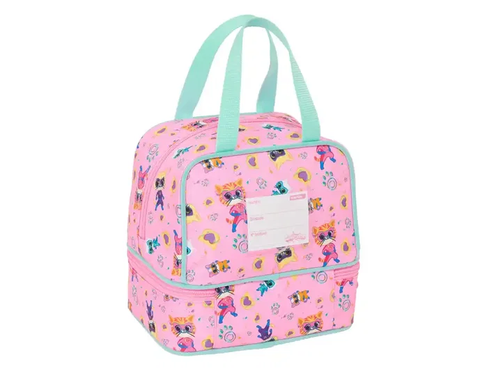 Safta Portameriendas Superkitties 20x20x15 cm Safta Portameriendas Superkitties 20x20x15 cm